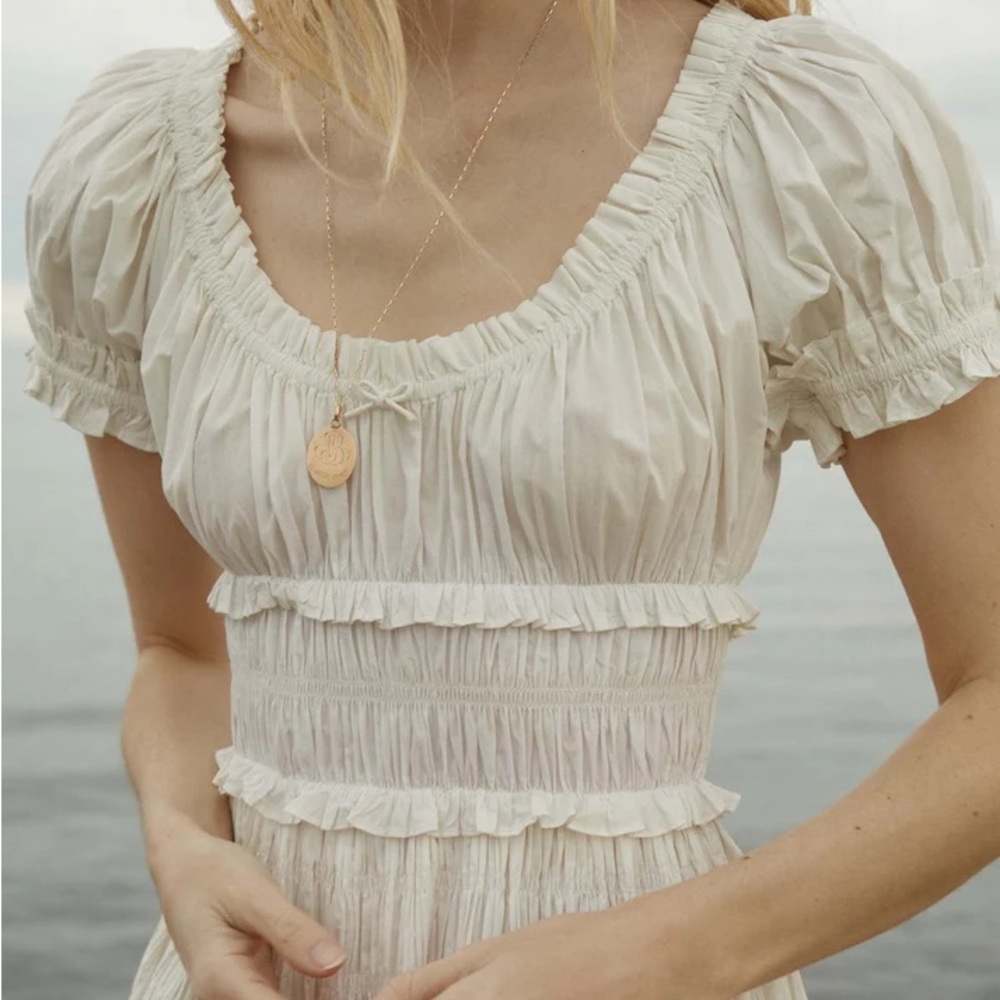 Doen Leanne Dress in White